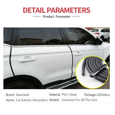 title" content="Car Door Edge Protector Lock Guard Molding Rubber Seal Waterproof Strip 3 Meter"