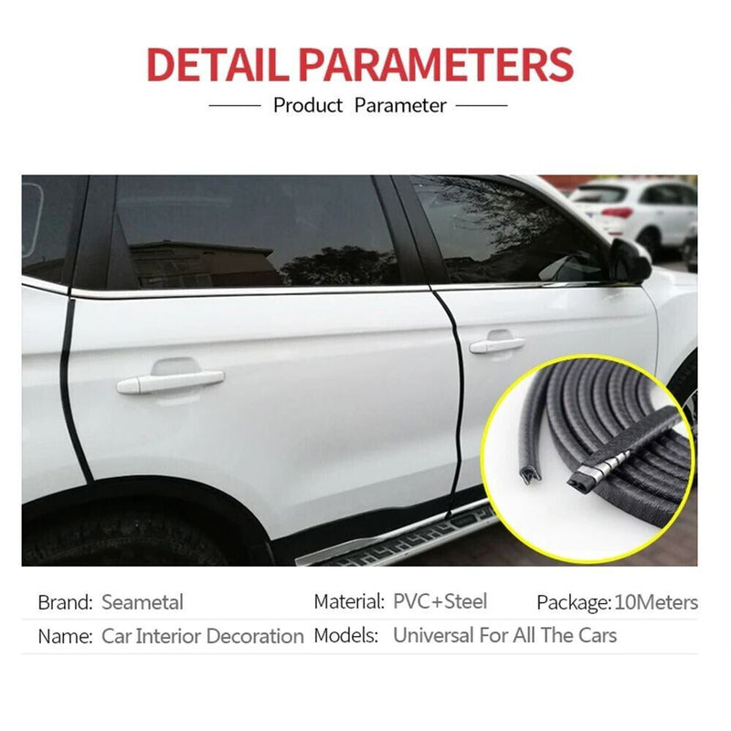 title" content="Car Door Edge Protector Lock Guard Molding Rubber Seal Waterproof Strip 3 Meter"