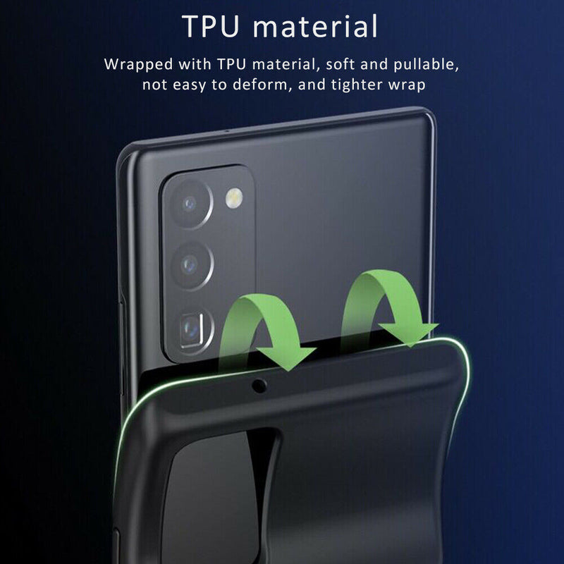 Battery Case + 2x Screen Protector + 2x Lens Protector for Galaxy S21 S21+ S21U