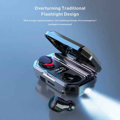 True Wireless Bluetooth 5.0 in-Ear Earbuds (Built-in Mic,Stereo,40Hrs Playtime)