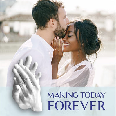 Hand Casting Kit for Couples, Adults, Keepsake – DIY Plaster Statue Cast Kit