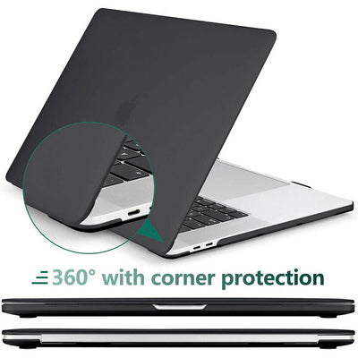 Black Matte Shell Case for Older Version MacBook Pro Retina 13" A1502 & A1425