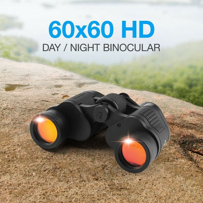 60X60 Zoom Binoculars Day/Night Vision Travel Outdoor HD Hunting Telescope CA