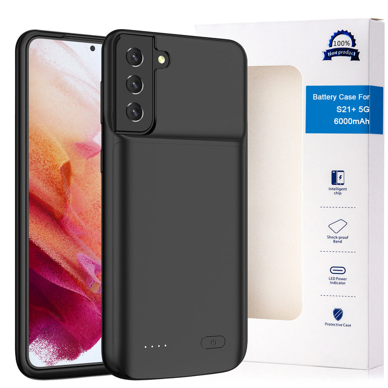 [Slim & High Capacity] Portable Battery Charging Case For Galaxy S21 S21+ S21U