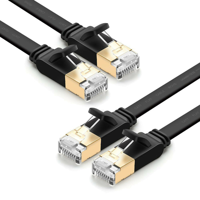 YellowPrice Cat7 Ethernet Cable Lan Network RJ45 Patch Cable Fr PC Laptop 10Gbps