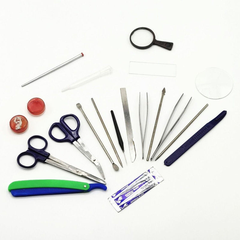 Camlin Scholar Box 19Pcs Instruments Geometry Made of Stainless Steel Multicolor