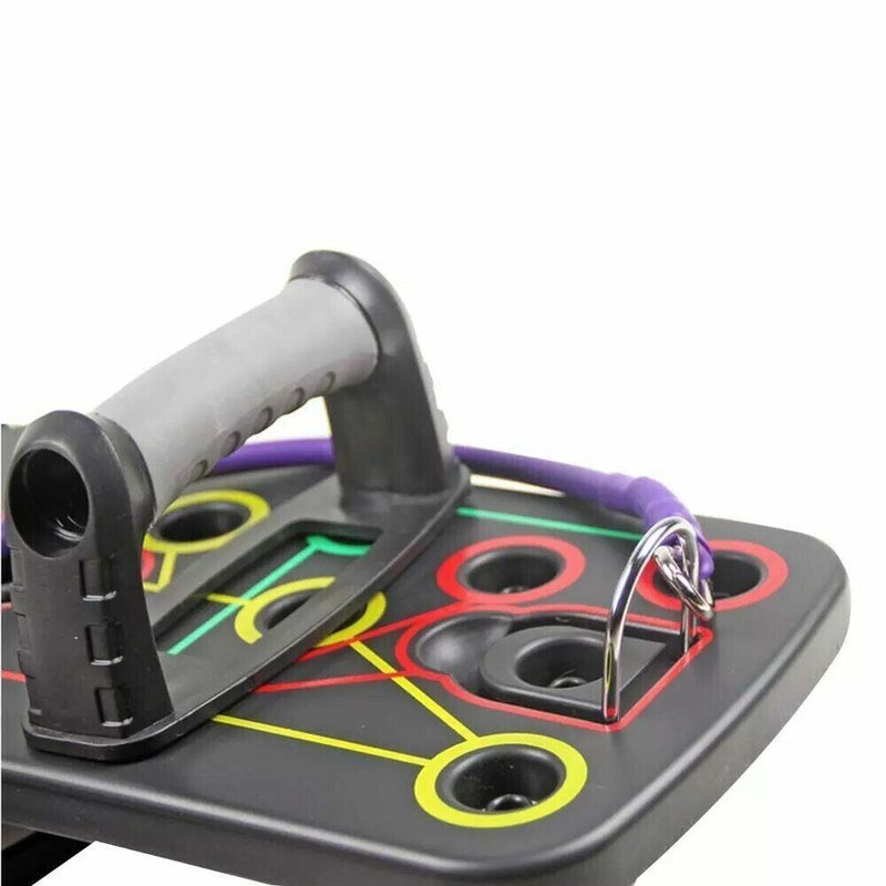 9 in 1 Push Up Rack Training Board System Fitness Workout Gym Exercise Stands CA