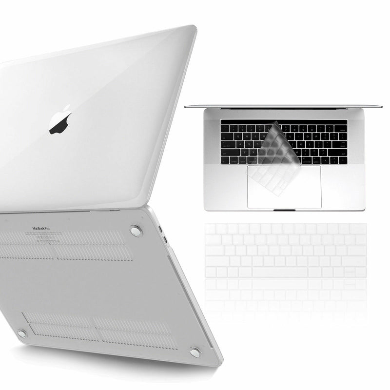 Hard Crystal Clear Case Shell 2016-2022 Cover for MacBook Pro 13 14 15 16 inch