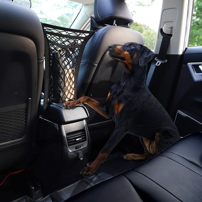 Elastic Net Pocket Bag 3 Layer Between Car Seat Organizer Storage Mesh Holder