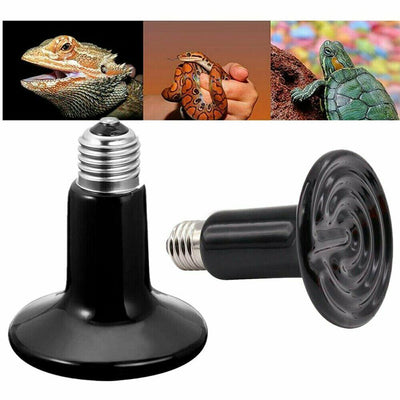 100W CERAMIC HEAT BULB REPTILE PET COOP GROW EMITTER BROODER INFRARED LAMP CA
