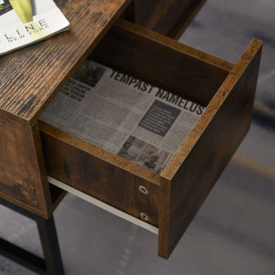 HOMCOM Foldable  Lift Top Coffee Table Convertible Furniture with 2 Storage