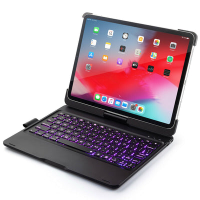 For iPad Pro 11" 2021 2020 2018 Wireless Bluetooth Keyboard Case-Auto Sleep/Wake