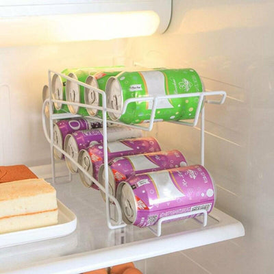Double-layer Cans Storage Holders Racks Beverage Soda Coke Beer Can Dispenser