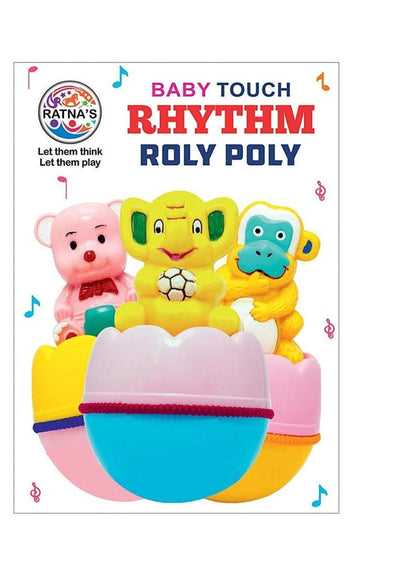 NEWMusical Rhythm RolyPoly Wobbler Baby Toy Non-Toxic &amp; Odorless Infants Toddler