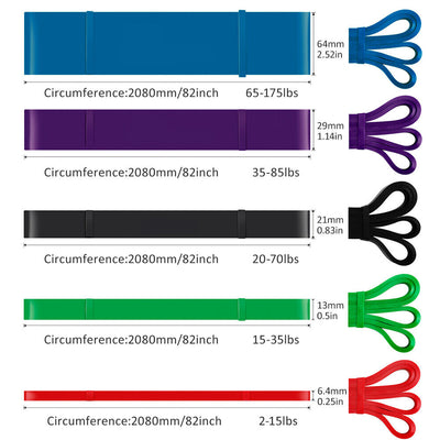 Pull up Resistance and Assist Bands for Body Fitness Training,Chin Ups, Stretch