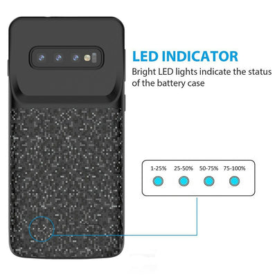 Portable Rechargeable Battery Case for Samsung Galaxy S20 10 9 8 7, Note10 9 8