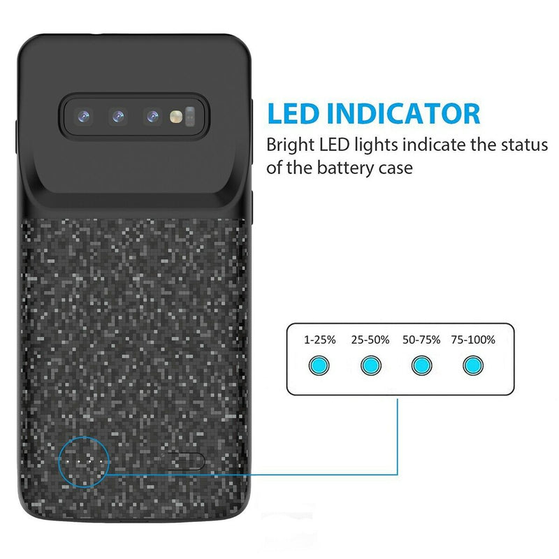 Portable Rechargeable Battery Case for Samsung Galaxy S20 10 9 8 7, Note10 9 8