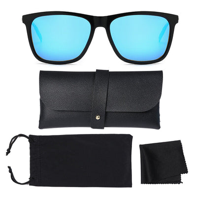 Unisex Lightweight Frame UV400 Protection Classic Square Polarized Sun Glasses