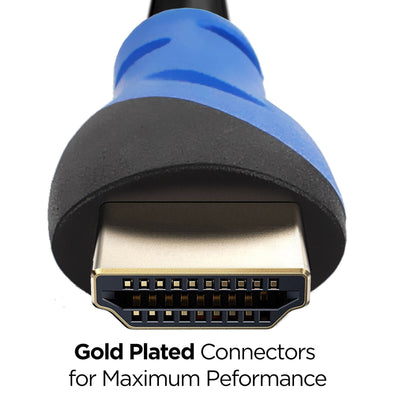 4K@60Hz HDMI V2.0 Cable 18Gbps Supports 3D HDR eARC, 1.5 10 15 25 30 50FT Lot CA