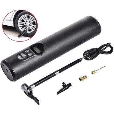 Rechargeable Wireless Mini Tire Inflator Digital Portable Air Compressor 12V
