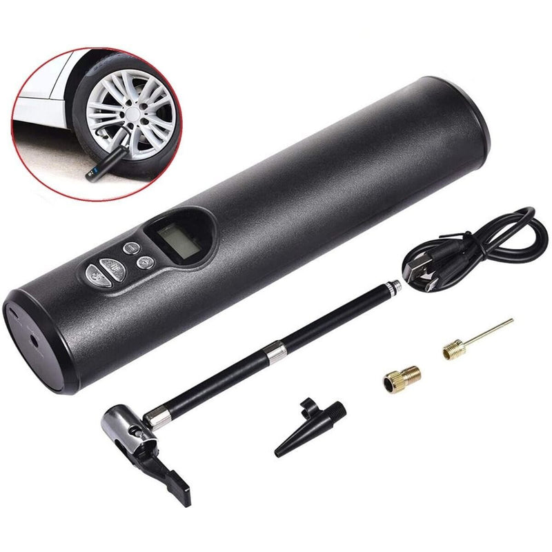 Rechargeable Wireless Mini Tire Inflator Digital Portable Air Compressor 12V