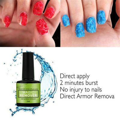 Burst Nail Gel Magic Remover Polish Soak Off Gel Coat Cleaner Primer Degreaser
