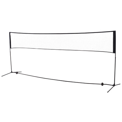 Badminton Tennis Net Set 13&quot; Adjustable Height Durable &amp; Portable w/ Carrying