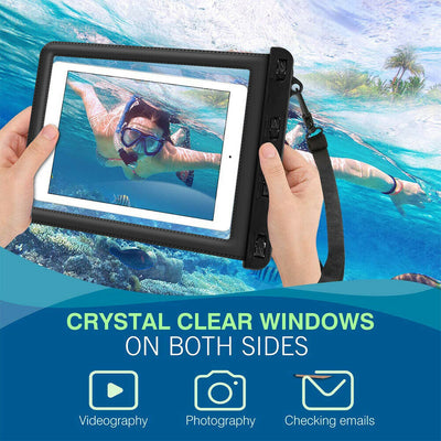 For iPad 5/6/7/8th, Air 2/3/4th, Mini 3/4/5th, Pro 11" 1/2/3rd Waterproof Pouch
