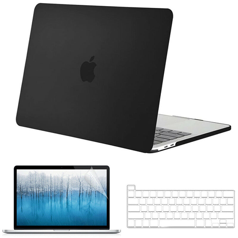 3 IN 1 Rubberized Shell+KB Cover+LCD Film for MacBook 13" A2338 M1, A2289, A2251
