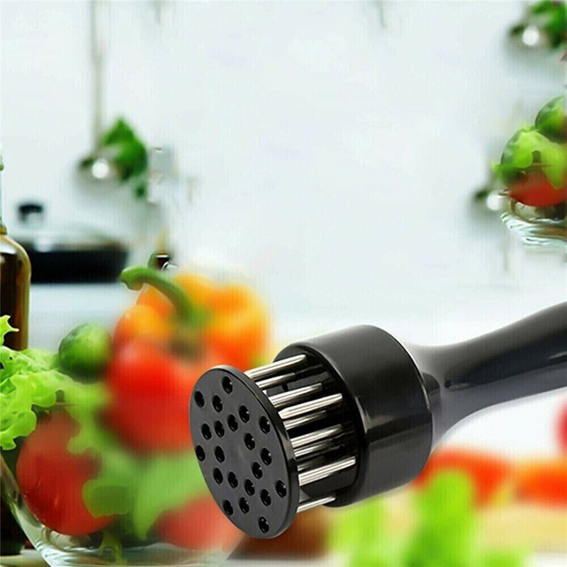 Meat Tenderizer Kitchen Steak Hammer Pin Beef Stainless Steel Needles Cook Tool