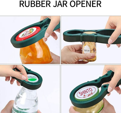 Electric Tin Can Opener Kitchen Safe Cutter Easy Grip Bottle Jar Lid Edge Smooth