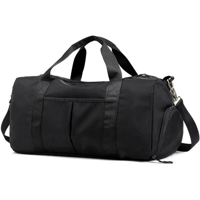 Gym Duffle Bag With Swimming Set [PU Cap & Anti-Fog Goggles & Quick Dry Trunks]