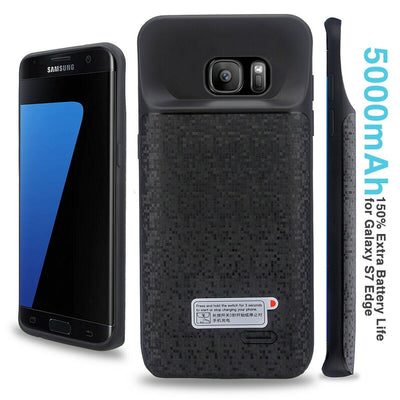 Rechargeable 5000mAh Extended Battery Portable Charging Case Cover For Samsung