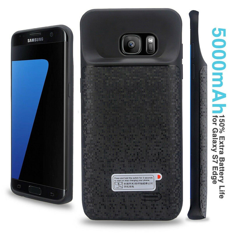 Rechargeable 5000mAh Extended Battery Portable Charging Case Cover For Samsung