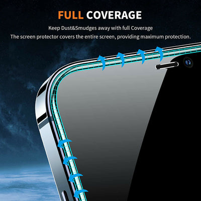 2PACK 3D HD Tempered Glass Film, No Bubbles at The Edges for iPhone 13 Pro 6.1"