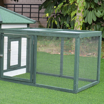 Cute Chicken Coop with Cottage Design, Poultry Cage /w Safe Environmental Paint