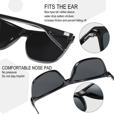 HD Polarized Sunglasses for Men Women UV Protection Lightweight Driving Fishing