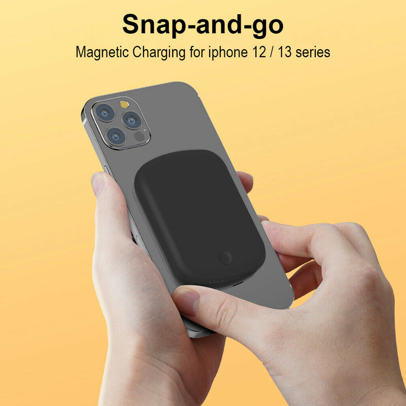 [15W Qi&PD 20W Fast Charging] Magnetic Charging Power Bank for iPhone 13 Pro Max