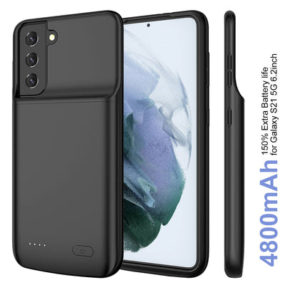 [Slim & High Capacity] Portable Battery Charging Case For Galaxy S21 S21+ S21U