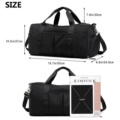 Men Gym Sports Duffle Bag with Large Capacity & Multi Compartment & Lightweight