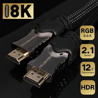 8K HDMI 2.1 Cable 120Hz/60Hz Compatible with All TVs, BluRay, Xbox Series X, PS5