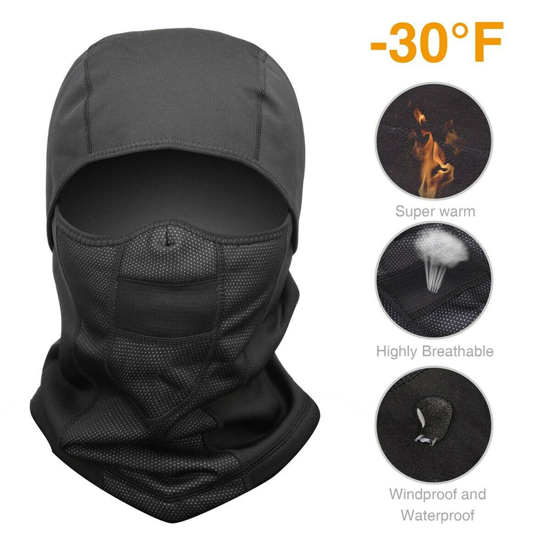 For Cold Weather Windproof Breathable Ski Face Mask + Super Warm Ski Gloves