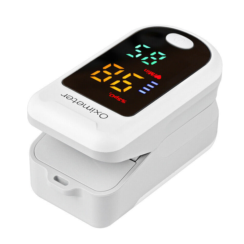 Oxygen Saturation Monitor Finger Pulse Monitor Child & Adult with LED & Lanyard