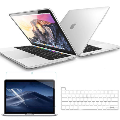 Hard Crystal Clear Case Shell 2016-2022 Cover for MacBook Pro 13 14 15 16 inch