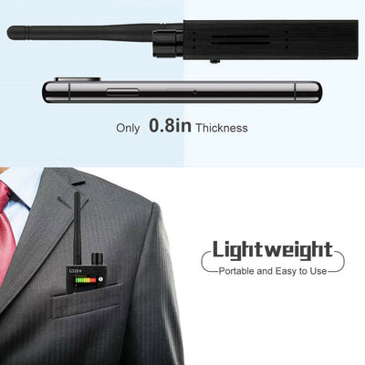 [2020 Latest Upgrade] Anti-Spy Wireless RF Signal Detector for Hidden Camera