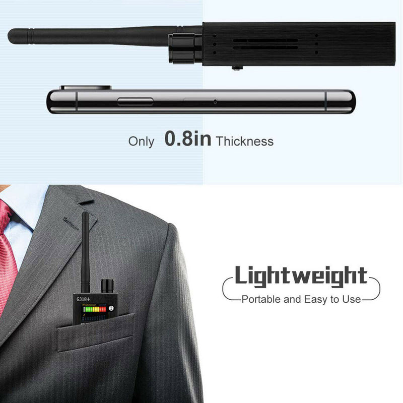[2020 Latest Upgrade] Anti-Spy Wireless RF Signal Detector for Hidden Camera