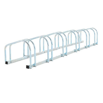 Bike Parking Stand Floor Wall Mount  Storage Locking Rack Holder Outdoor Steel