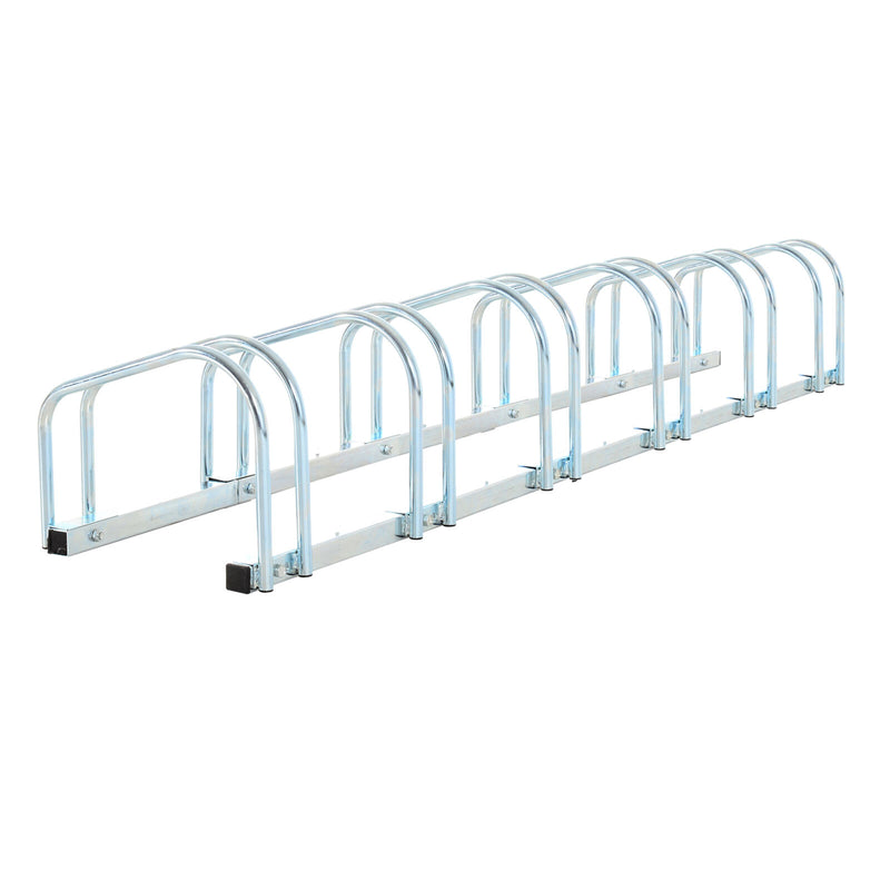 Bike Parking Stand Floor Wall Mount  Storage Locking Rack Holder Outdoor Steel