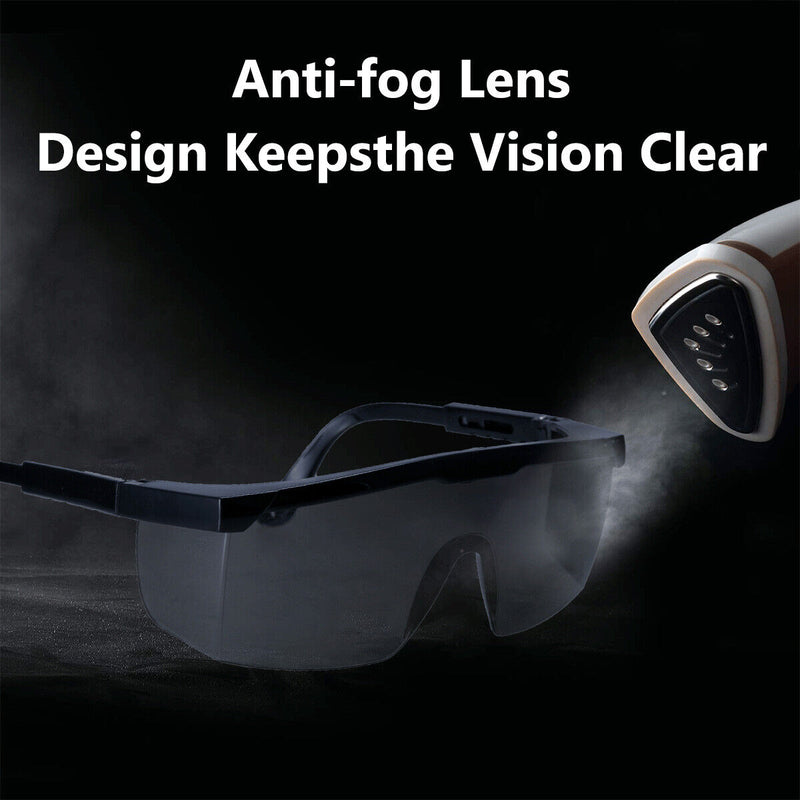 ADJUSTABLE (2020 model) Safety Glasses w/ Anti-Fog&Anti-Scratch&Wrap-Around Lens