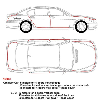 title" content="Car Door Edge Protector Lock Guard Molding Rubber Seal Waterproof Strip 3 Meter"